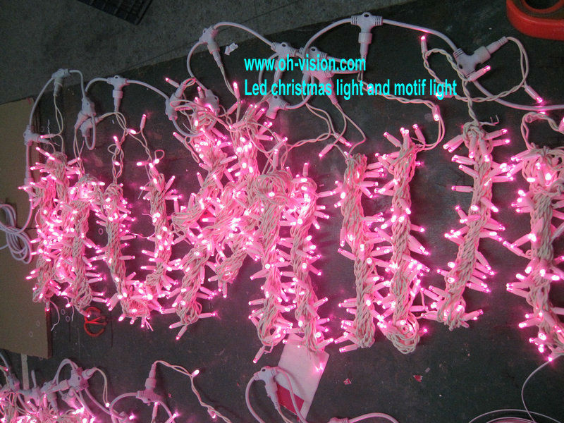 ピンクの色ip65結婚式ライトカーテン/妖精ライトカーテン/-パーティー、祭り用照明問屋・仕入れ・卸・卸売り
