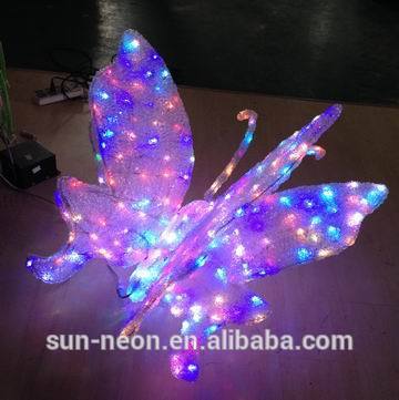 中国サプライヤー2016新製品装飾休日蝶ledモチーフライト-パーティー、祭り用照明問屋・仕入れ・卸・卸売り