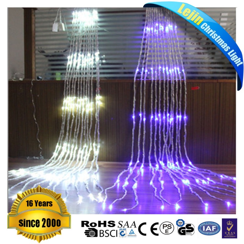 多色led装飾滝のカーテンライト-パーティー、祭り用照明問屋・仕入れ・卸・卸売り