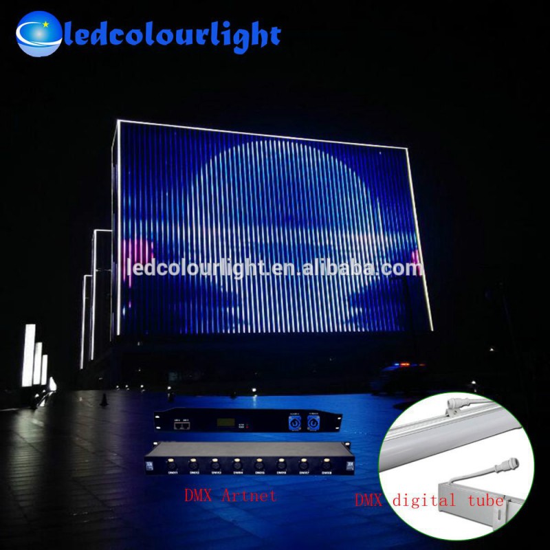 防水ledチューブライトdmx512/ためのチューブライトを建物の画面/3dチューブdmx照明-デジタル導かれた管問屋・仕入れ・卸・卸売り