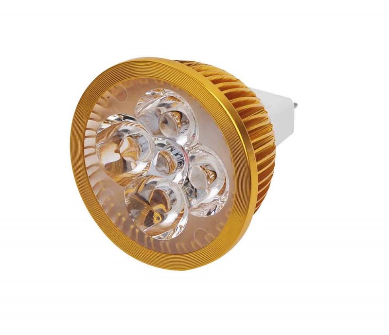 黄金色mr16ホルダーiso9001製造業者4wledスポットランプceと・rohsの証明書-高い発電LED問屋・仕入れ・卸・卸売り