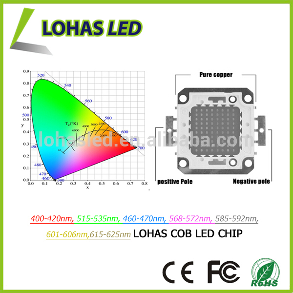 9ボルト12ボルト34ボルトdc cob ledチップ70ワット、 20ワット、 40ワット、 10ワット、 60ワット、 50ワット、 100ワット、 30ワット、 90ワット、 80ワットハイパワーledチップ600ワットcob ledチップを育てる-穂軸LED問屋・仕入れ・卸・卸売り