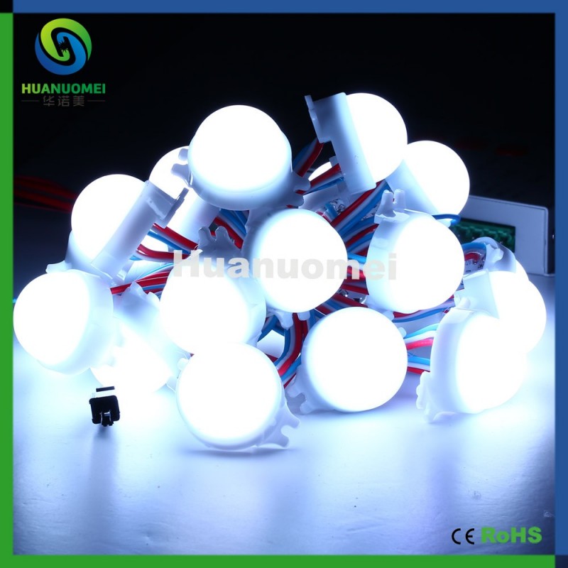 30ミリメートルws2811アドレス可能rgb ledモジュール光源; 3 leds/モジュール、dc12v入力、0.72ワット; rgbフルカラー;ミルキーカバー、防水ip67-LEDモジュール問屋・仕入れ・卸・卸売り