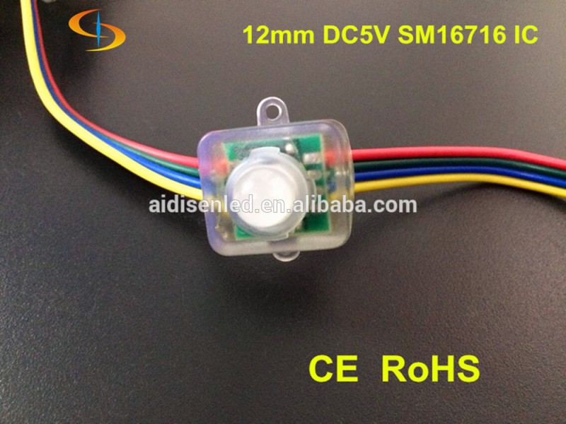 Ws2801 12ミリメートルプログラムrgb led rgbピクセルカーテンライト5ボルトADS-FD681-LEDモジュール問屋・仕入れ・卸・卸売り