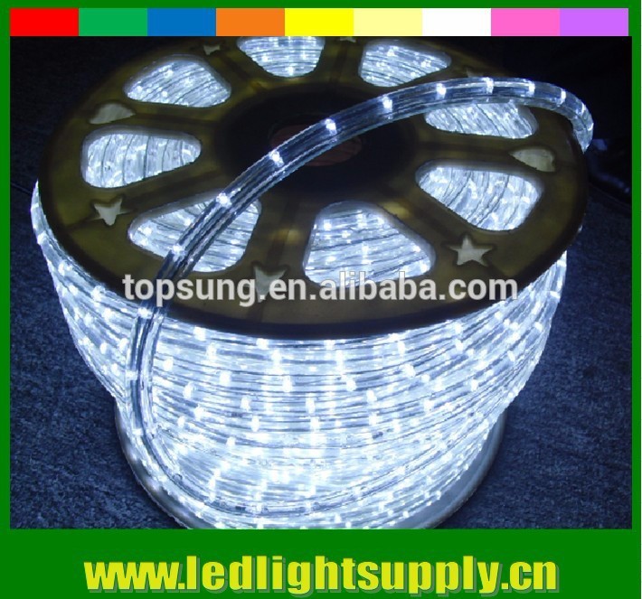 丸い白のカラーワイヤー2水中導かれたロープライト-LEDはライトをロープをかける問屋・仕入れ・卸・卸売り