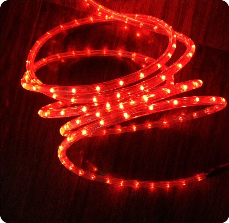 13ミリメートル2ワイヤ100メートル柔軟なled赤ロープライト-LEDはライトをロープをかける問屋・仕入れ・卸・卸売り