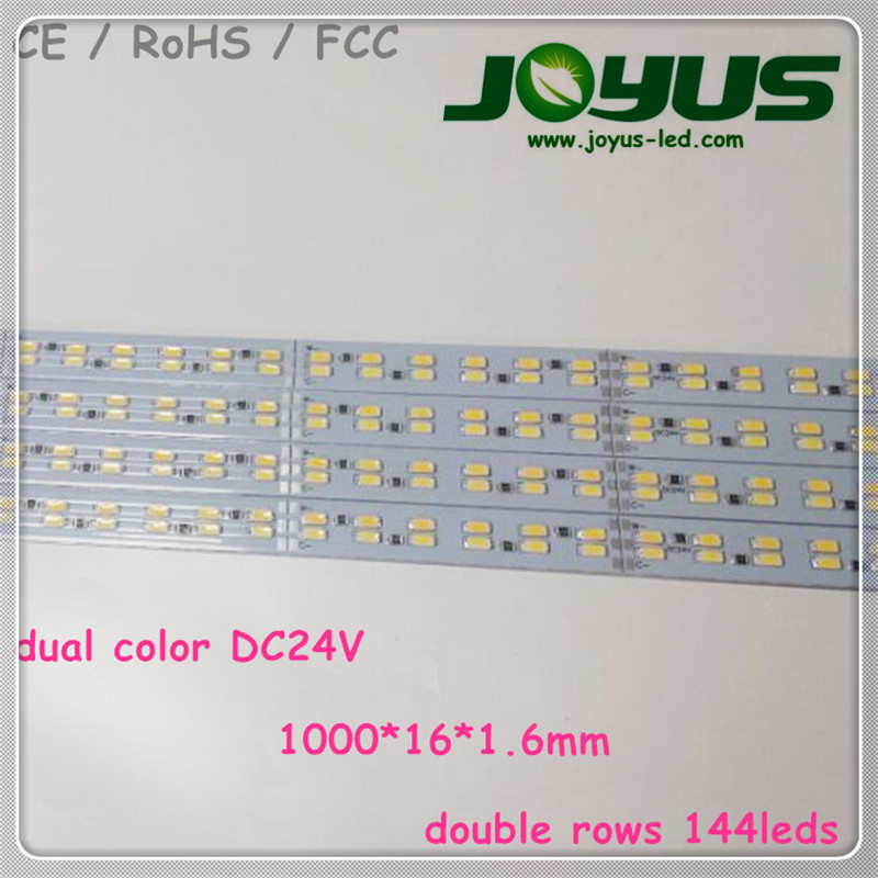サムスンledストリップライト24vトラック、 ストリップledデュアルカラー5630144のled-LEDの滑走路端燈問屋・仕入れ・卸・卸売り
