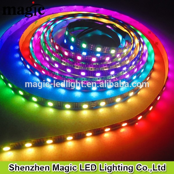 Rgb魔法60pixel/m60leds/mdc5vws2812bambilightrgbledストリップ-LEDの滑走路端燈問屋・仕入れ・卸・卸売り