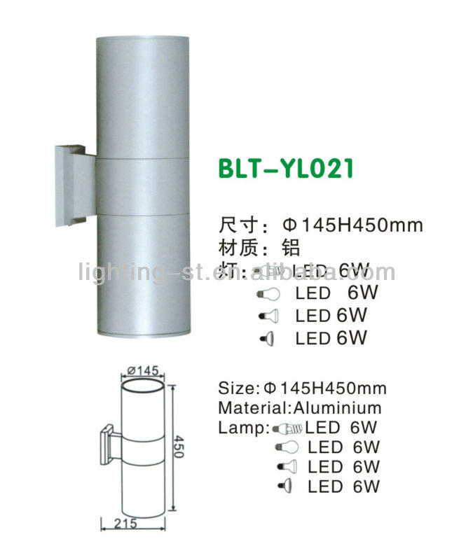 屋外凹型ledライト3w壁ライトblt-yl021の庭ランプ-LEDの芝生はつく問屋・仕入れ・卸・卸売り