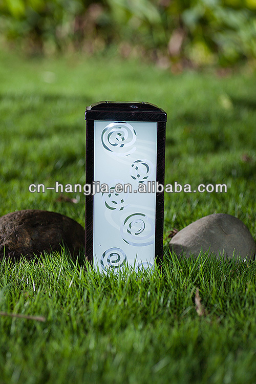 ステンレス製ソーラー芝生ライト( hj- 8405a)-LEDの芝生はつく問屋・仕入れ・卸・卸売り
