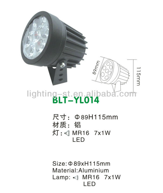 2013屋外用ledライトスポットライトblt-yl014の庭ランプ-LEDの芝生はつく問屋・仕入れ・卸・卸売り