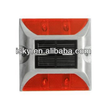 赤フラッシュdaditong鋳造アルミニウム太陽道路スタッドデッキドックledライトパスisky- 000208-LEDの街灯問屋・仕入れ・卸・卸売り