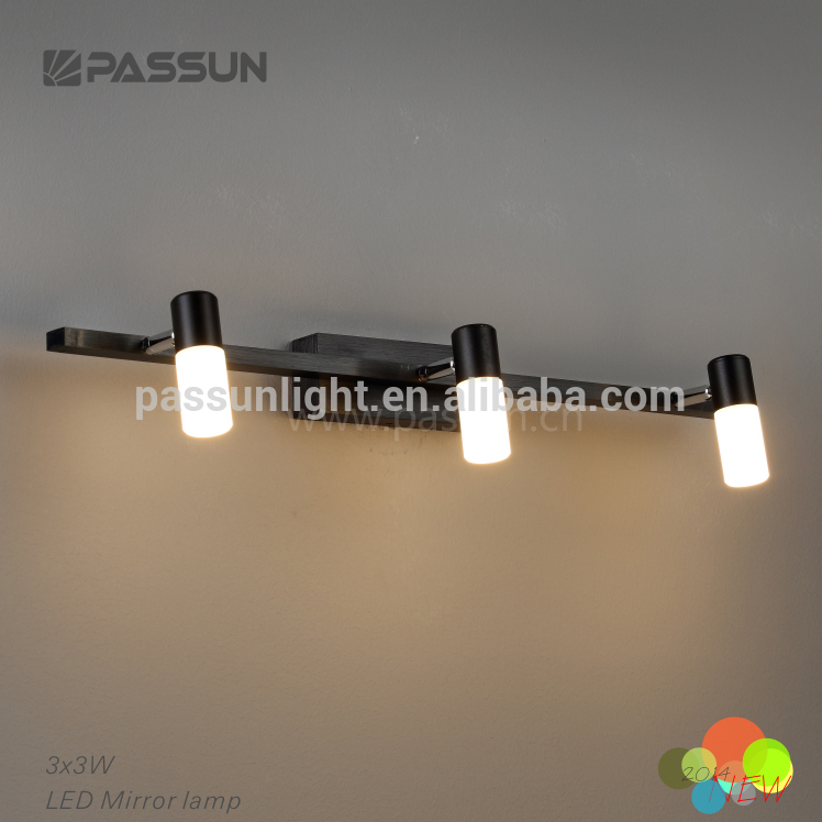 屋内装飾的なledアルミ3*3w壁ミラーライト-LEDはランプを映す問屋・仕入れ・卸・卸売り