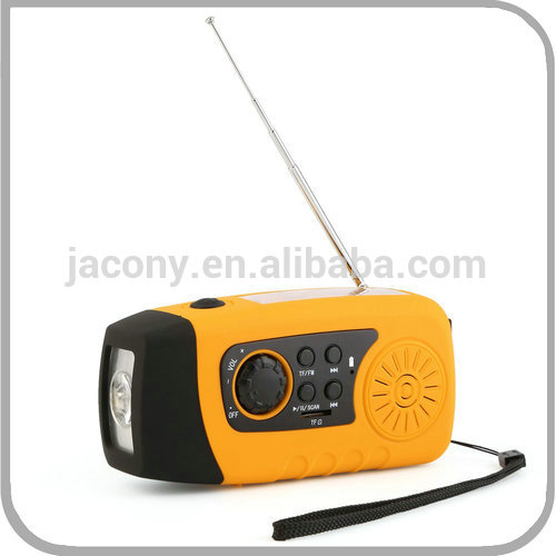 ソーラー緊急トーチライト付きラジオや携帯電話充電器(JL-9515)-LED懐中電灯問屋・仕入れ・卸・卸売り