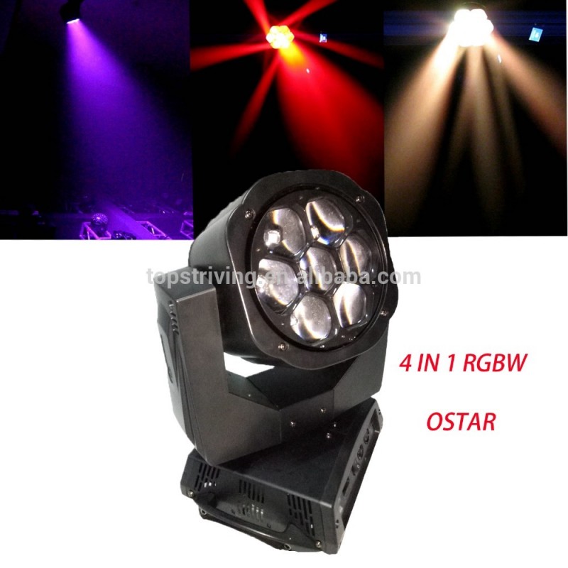 7ピース4で1 rgbw ostar ledミニハチ目移動ビームヘッドライト-LEDはライトを上演する問屋・仕入れ・卸・卸売り