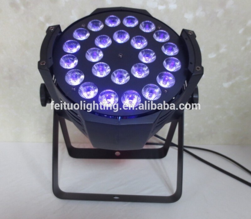 スーパー明るい24 × 18ワットrgbwa uv 6で1 ledパー64-LEDはライトを上演する問屋・仕入れ・卸・卸売り