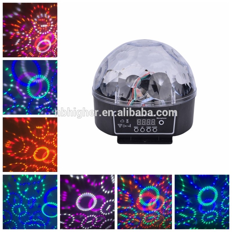 最新のスタイル360度回転led照菊水晶の魔法の球ボールディスコdjrgbミニ舞台照明卸売-LEDはライトを上演する問屋・仕入れ・卸・卸売り