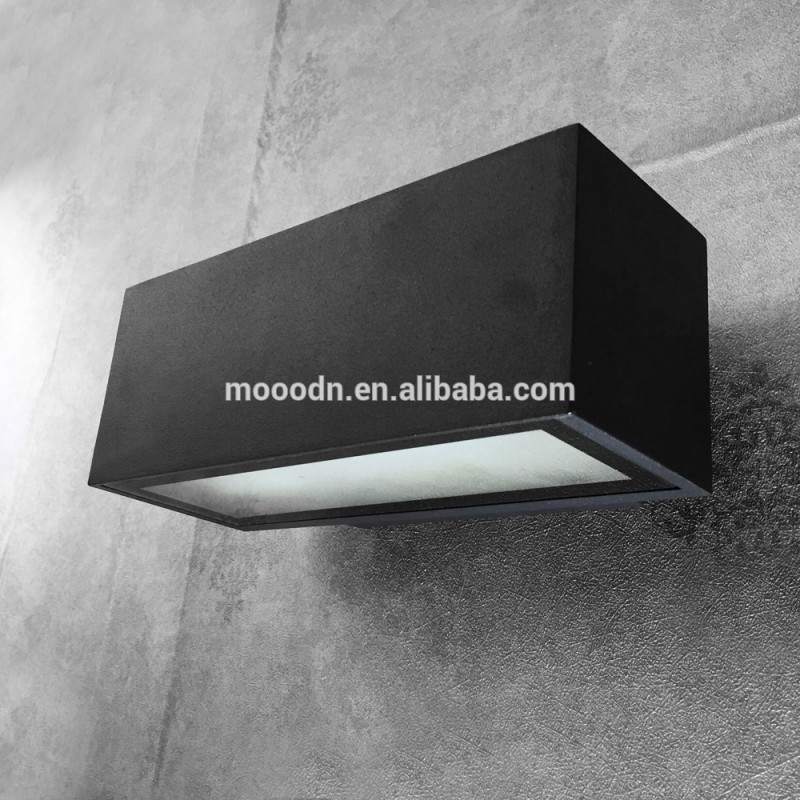 近代的な黒ダイキャストアルミボックス防爆性防水ip6510wcobled壁ランプのためのバスルーム、 通路-LEDの壁ランプ問屋・仕入れ・卸・卸売り