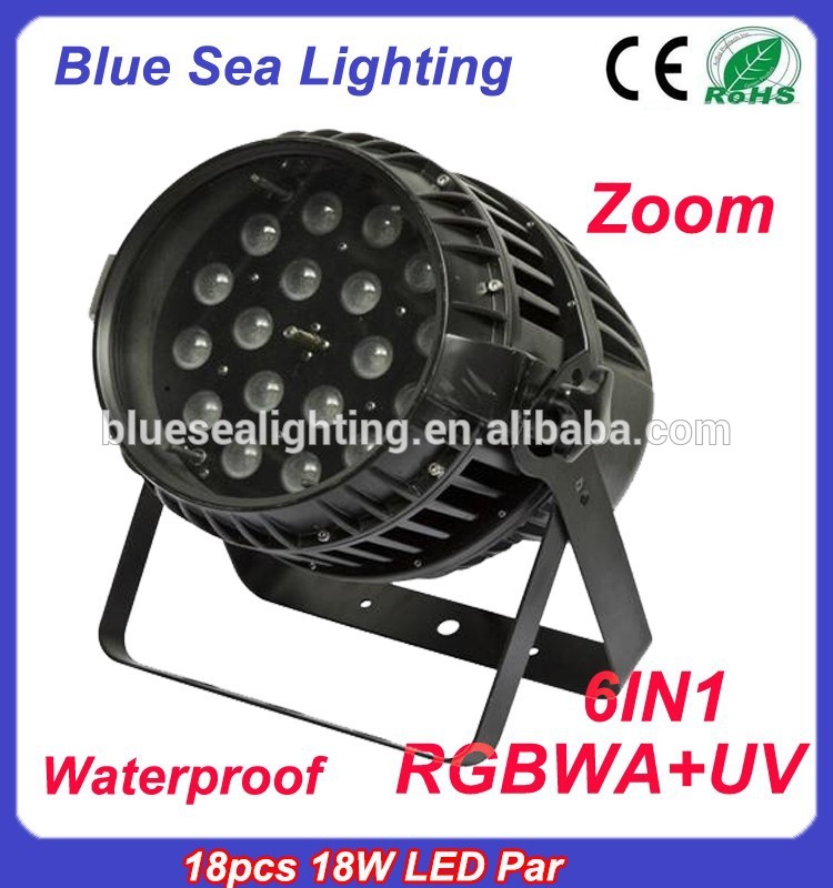 rgbwa18x18wuv6in1ズーム段階の光64防水ledパーができる-LEDはライトを上演する問屋・仕入れ・卸・卸売り