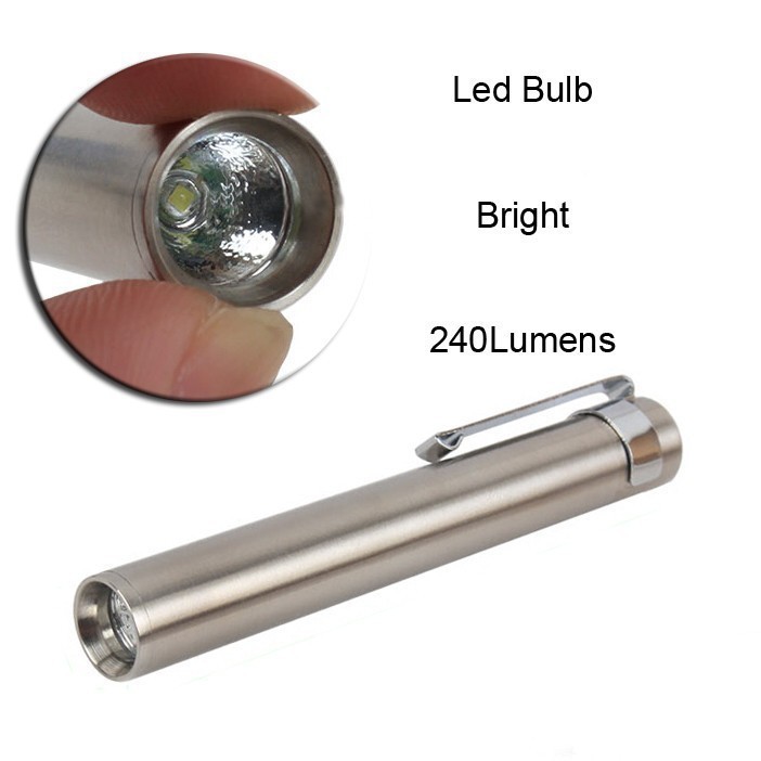 (160162)高品質の強い光日常キャリーアウトミニledトーチステンレス鋼-LED懐中電灯問屋・仕入れ・卸・卸売り