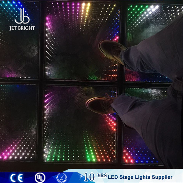 広州rgbフルカラーcewifiコントロールled3d無限大の鏡ledのダンスフロア-LEDはライトを上演する問屋・仕入れ・卸・卸売り
