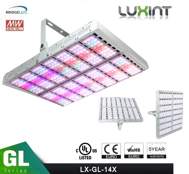 Luxint最新led成長ライトハイパーいいえファン大フットプリントフルスペクトラム336*3ワットled成長ライト相当用1200ワットhps-LEDはライトを育てる問屋・仕入れ・卸・卸売り