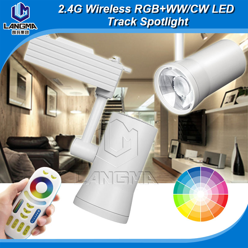 2.4 グラム ミ ライト rgb led トラック ライト 25 ワット調光対応led電球ランプ + ワイヤレス リモート コントローラー無線lan led コントローラ用パーティー の装飾-問屋・仕入れ・卸・卸売り