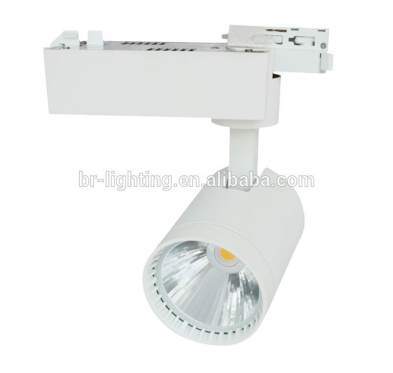 新しいミニledcob7-15wとトラックの光調整可能なプラスチック製のギアボックス-LEDはライトを追跡する問屋・仕入れ・卸・卸売り