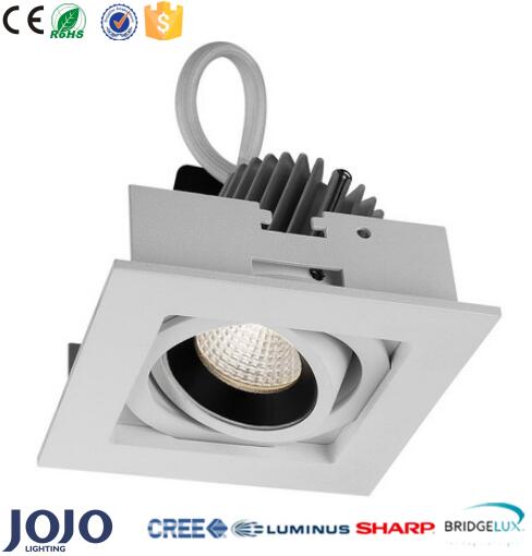 Ce rohs指令が承認凹型スクエアcob ledグリルパネルライトフィッティング-LEDのグリルはつく問屋・仕入れ・卸・卸売り