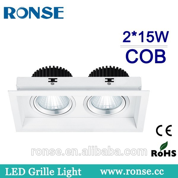 Ronse cobグリルライト2*15ワット二つのヘッド2015ホット販売良い価格(RS-2113-2 (c))-LEDのグリルはつく問屋・仕入れ・卸・卸売り