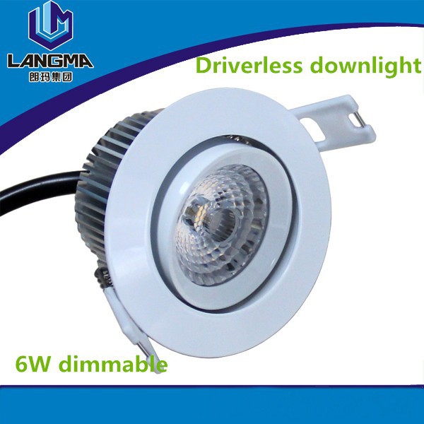サムスンドライバレス6Ｗミニ新しい低消費電力220vcobledダウンライト-LED Downlights問屋・仕入れ・卸・卸売り