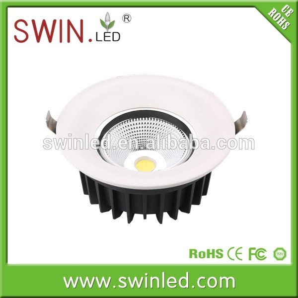 プロフェッショナル調整可能な50/60 ｈｚ cri> 80 90-100lm/w 50ワットcob ledダウンライト価格-LED Downlights問屋・仕入れ・卸・卸売り