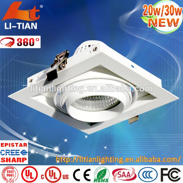 アルミニウムボディをダイカストip65屋外220v20wcobledのダウンライト-LED Downlights問屋・仕入れ・卸・卸売り
