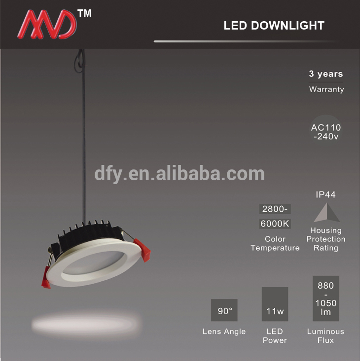 新しい到着11ワットsmd ledダウンライトsaa cダニ証明書ip44-LED Downlights問屋・仕入れ・卸・卸売り