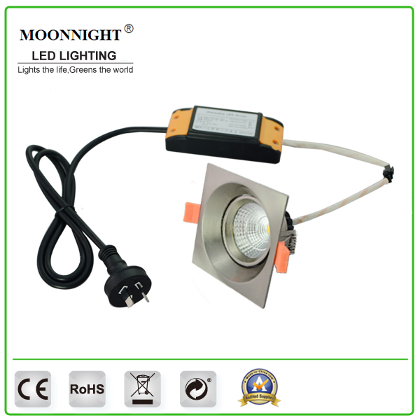 2016最新12ワットcob調光対応ledダウンライト正方形でtuv、saa認証-LED Downlights問屋・仕入れ・卸・卸売り