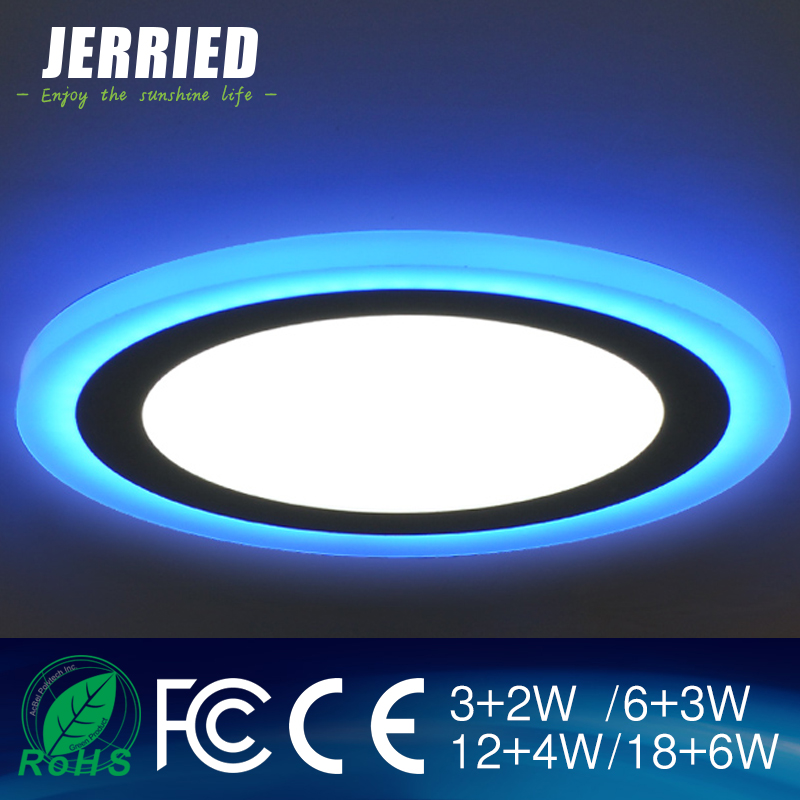 ダブルカラー!高品質ledパネルランプce rohs認証、3ワット6ワット9ワット12ワット18ワットラウンドledパネル工場価格-LEDの照明灯問屋・仕入れ・卸・卸売り