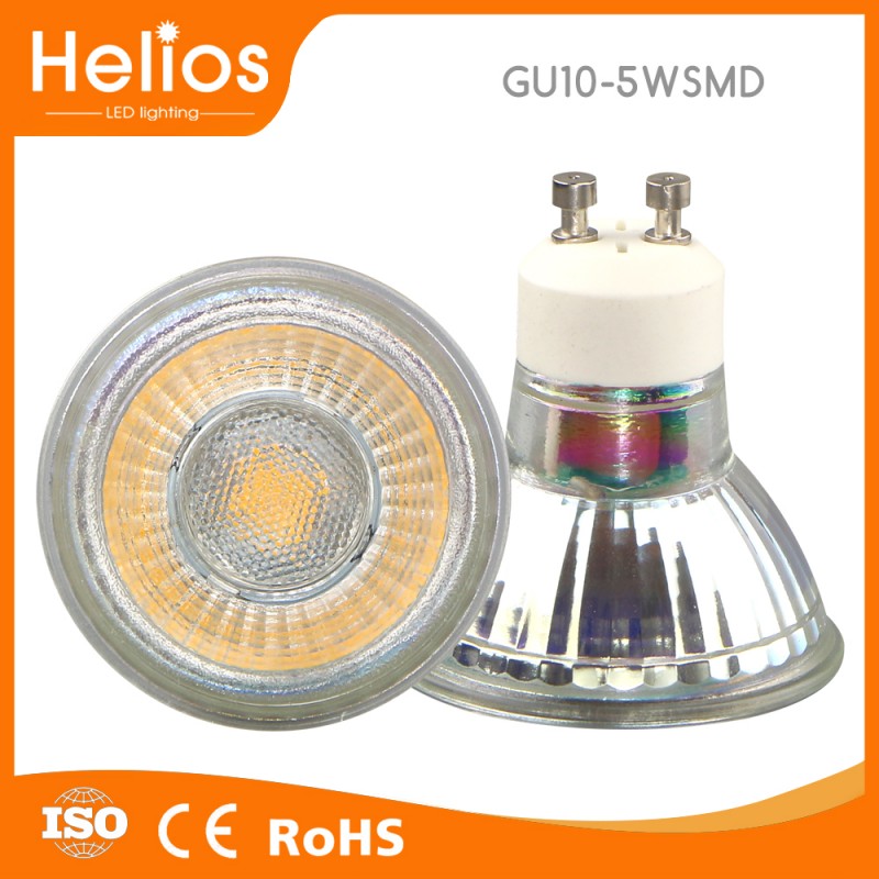 Gu10ledスポットライト2835ld-sl-gu10透明ガラスカバーsmdled電球-LEDのスポットライト問屋・仕入れ・卸・卸売り