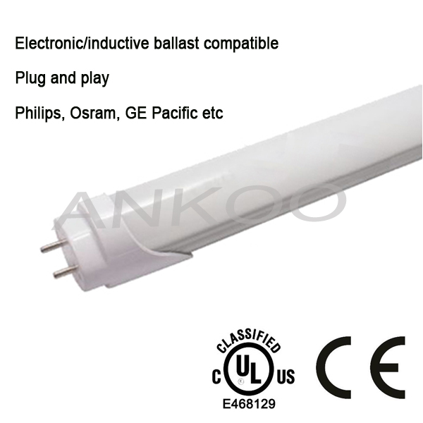 4フィート18ワットul、 電子バラスト磁気バラスト互換性があり、 互換性のあるledチューブライト-LEDの管はつく問屋・仕入れ・卸・卸売り
