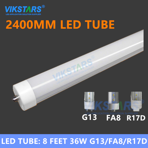36ワットfa8 8 ft t8 led蛍光管交換r17d 2400-LEDの管はつく問屋・仕入れ・卸・卸売り