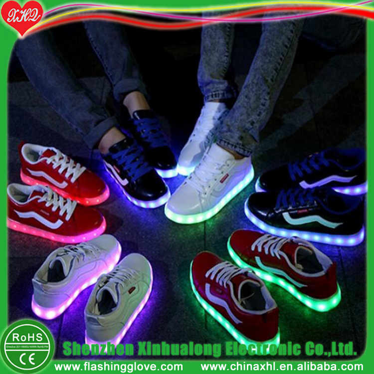 2016 7色led靴ledライトアップ靴オリジナル工場深セン-カジュアルシューズ問屋・仕入れ・卸・卸売り