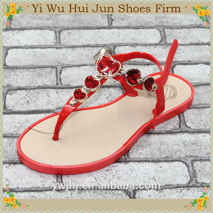 中国卸売ファッションフラットサンダルの女性( hjw091)-サンダル問屋・仕入れ・卸・卸売り