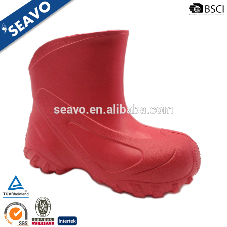 Seavo 2016ファッション安いカスタム子供eva赤短いブーツレインブーツ-クロックス問屋・仕入れ・卸・卸売り