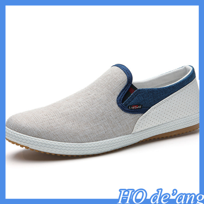 新しいキャンバス靴の簡単な韓国hogiftaペダルmho-63怠惰な紳士靴卸売-カジュアルシューズ問屋・仕入れ・卸・卸売り