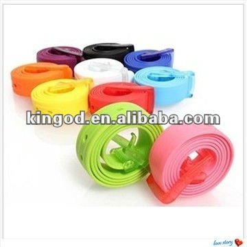Fashion Silicone Belts女性-プラスチックベルト問屋・仕入れ・卸・卸売り