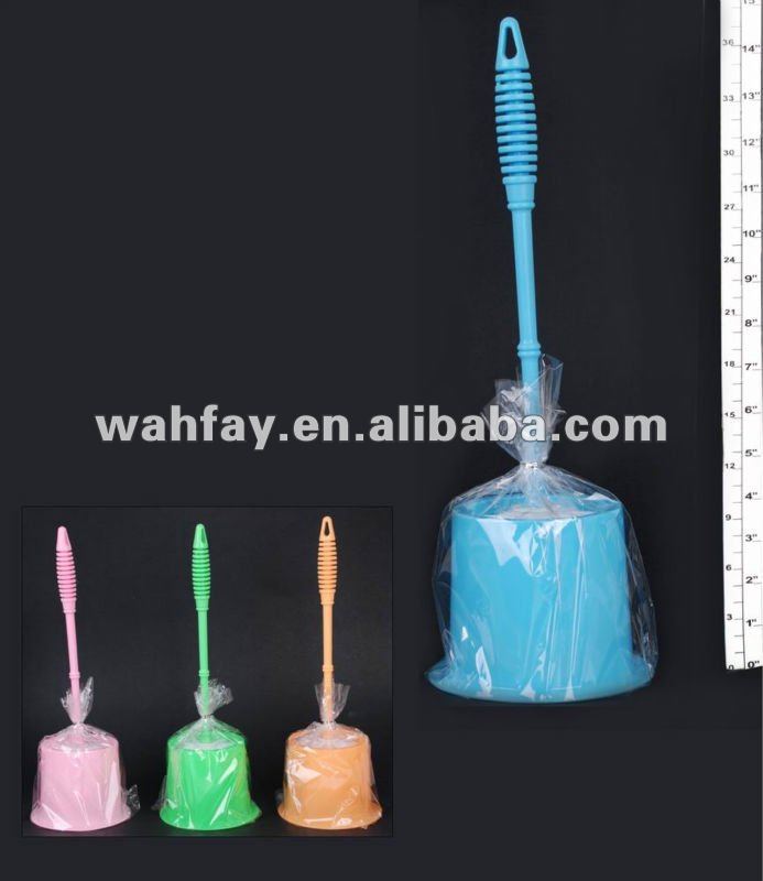 トイレの洗浄ブラシ- 最も安いtolietブラシ- ドルアイテム- のための最高の売り手のドルショップ- assoredの多くの色-プラスチックベルト問屋・仕入れ・卸・卸売り