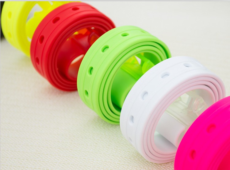 カスタムプラスチックスペイン2014年シリコンゴルフベルトバックル付き-プラスチックベルト問屋・仕入れ・卸・卸売り