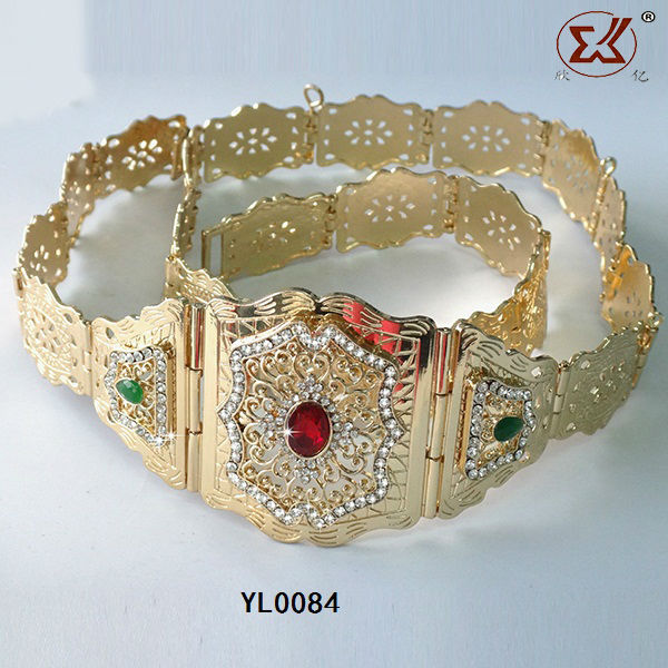 ウェディングドレスのベルトクリスタルラインストーンゴールド卸売ブライダルサッシの結婚式ベルト-金属ベルト問屋・仕入れ・卸・卸売り