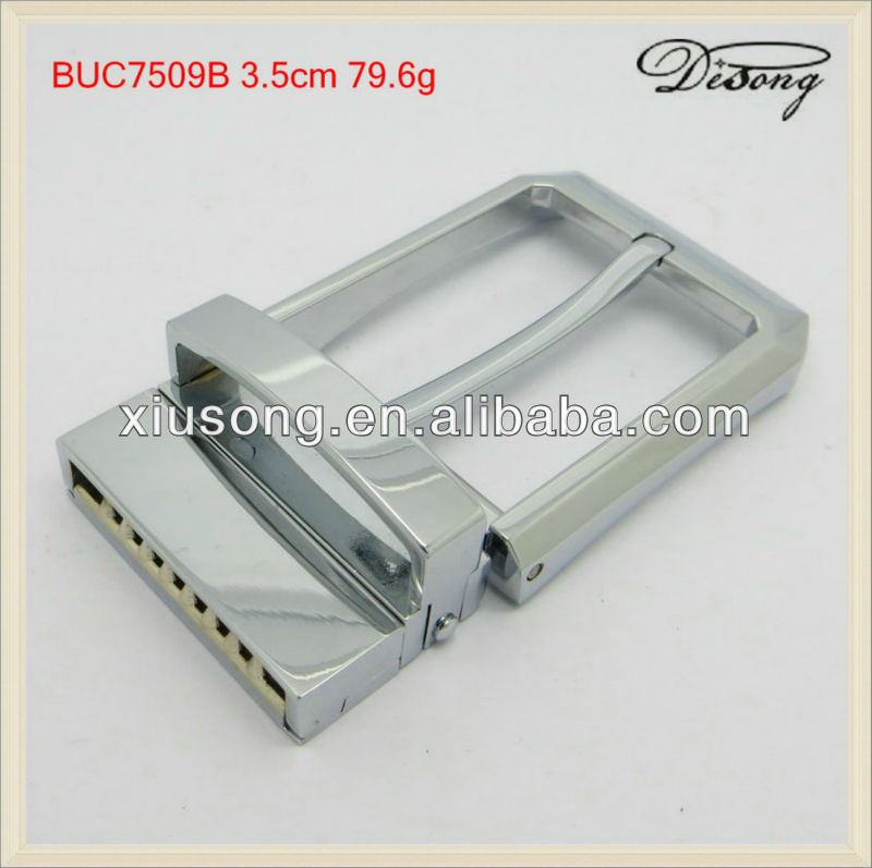 BUC7509長方形シルバーファッションピンバックル-ベルトバックル問屋・仕入れ・卸・卸売り