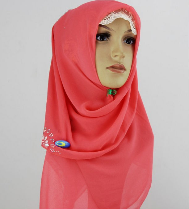 新しいデザインイスラム教のスカーフパリ糸イスラム教のヒジャーブ-マフラー、帽子、手袋セット問屋・仕入れ・卸・卸売り