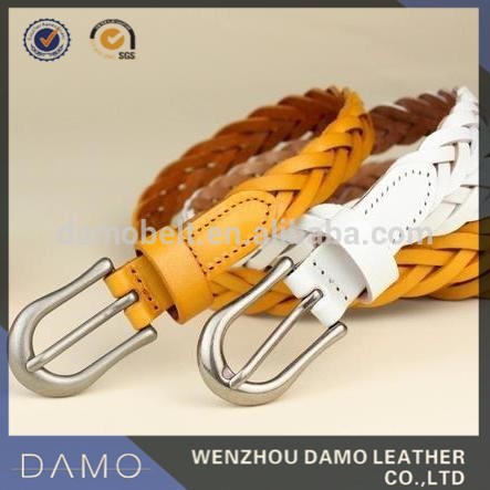 レディースファッション編みこみの本革ベルト-本革ベルト問屋・仕入れ・卸・卸売り